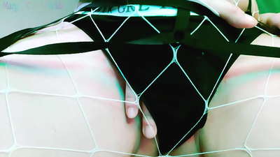 Redhead Explains how to wank her dick and shows off her pussy - Dirty Words